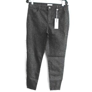 JOLT  Pants Leggings Skinny Sz 3  Animal Print \Buttons w Zip  Yoga Stretch